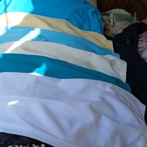 Six Pair Of Elastic Waist Pants For $25